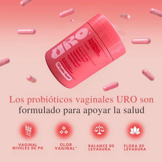 URO Kit Probiótico Vaginal – Equilibrio íntimo y salud femenina con 120 cápsulas de alta potencia